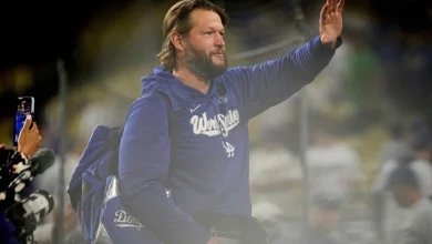 Clayton Kershaw's last moments at Dodger Stadium are a bittersweet farewell after Game 5 of Series