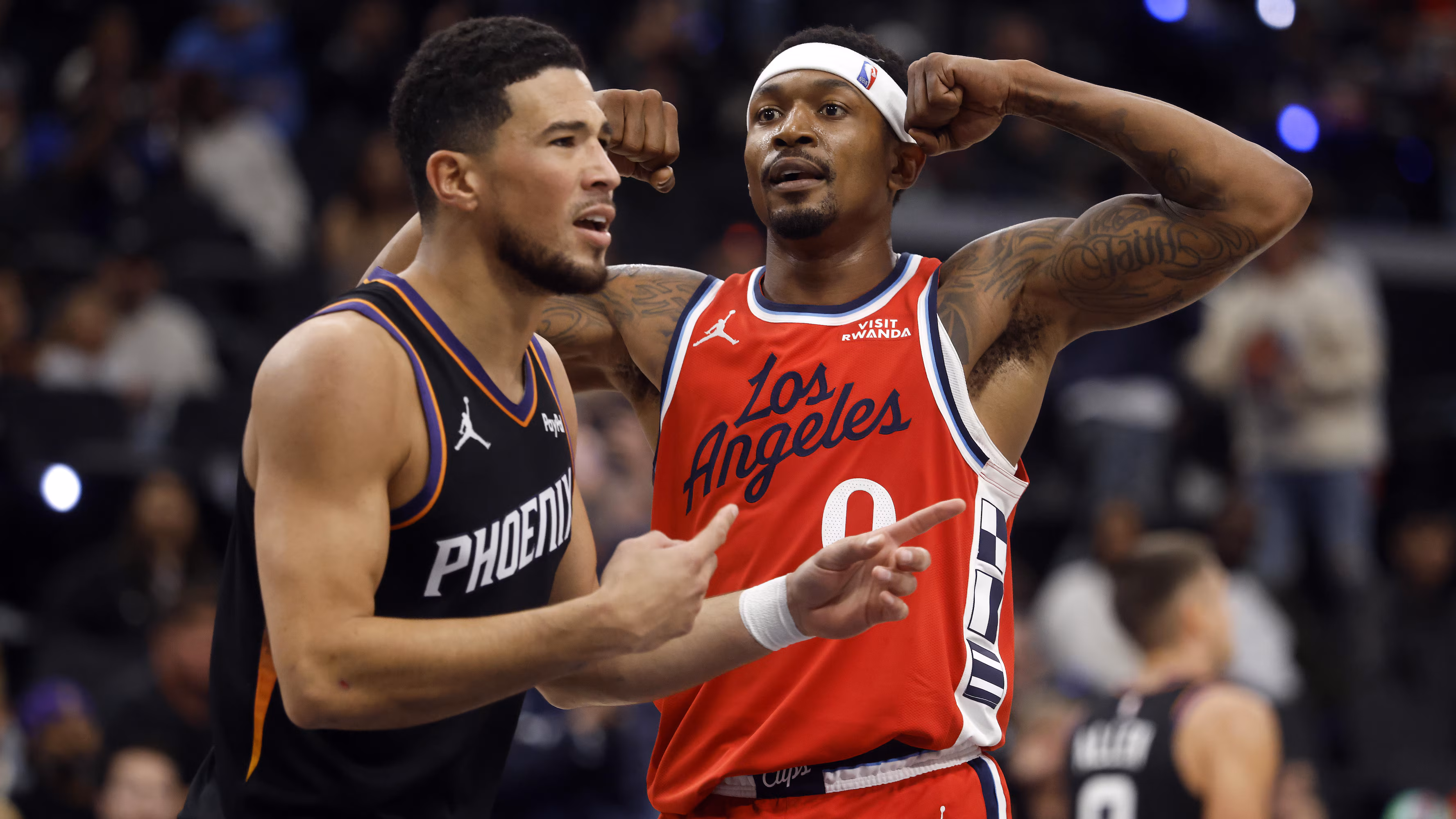 Clippers' Bradley Beal Scores 12 vs. Suns As NBA Fans Hype Booker's Near Triple-Double