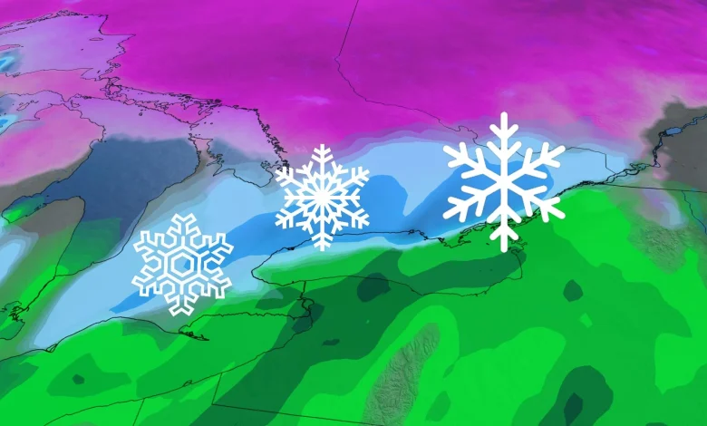 Closely watching a snow threat in southern Ontario Sunday