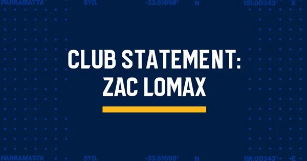 Club Statement: Zac Lomax