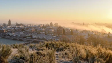 Cold conditions sweep in as Storm Claudia clears