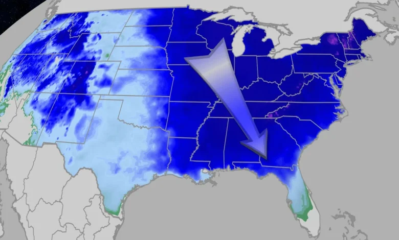 Coldest Air Of Season Ahead For Midwest, South, Northeast