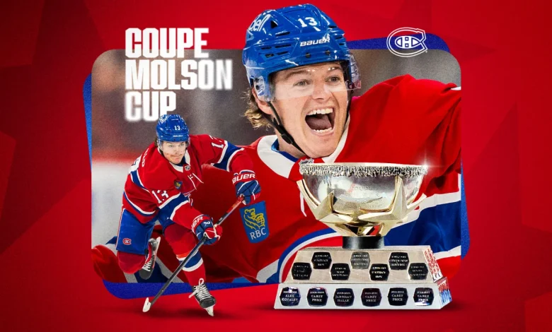 Cole Caufield earns Molson Cup honor for October