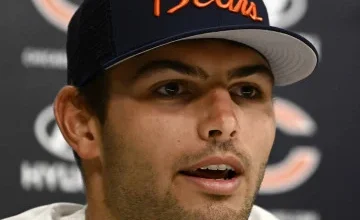 Cole Kmet Limited in practice Wednesday