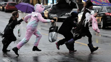 Collecte des bonbons sous la pluie: une vingtaine de millimètre encore attendue pour la soirée
