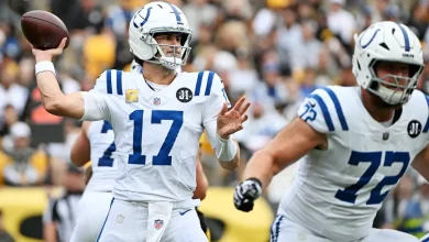 Colts QB Daniel Jones stats, numbers today in Week 9 vs. Pittsburgh Steelers