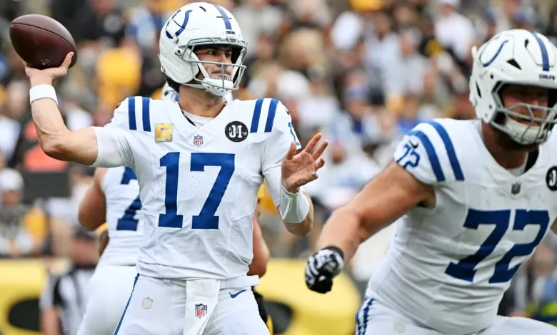 Colts QB Daniel Jones stats, numbers today in Week 9 vs. Pittsburgh Steelers