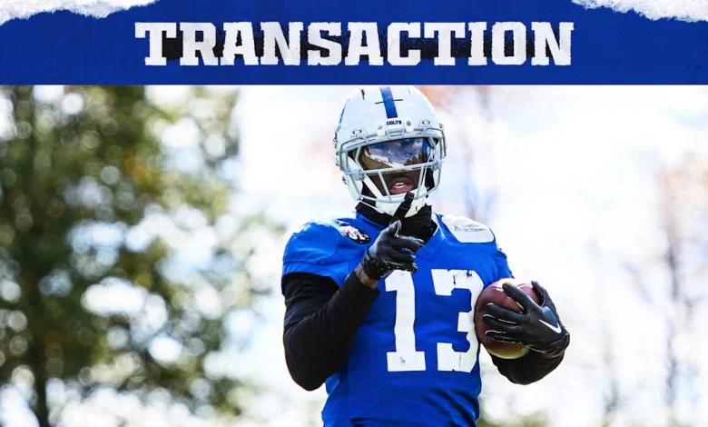 Colts sign WR Laquon Treadwell to 53-man roster from practice squad; elevate DE Durell Nchami, DT Tim Smith to active roster from practice squad for Week 10