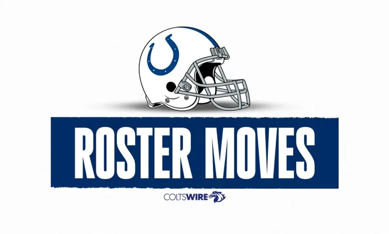 Colts sign wide receiver to 53-man roster; make 2 other moves