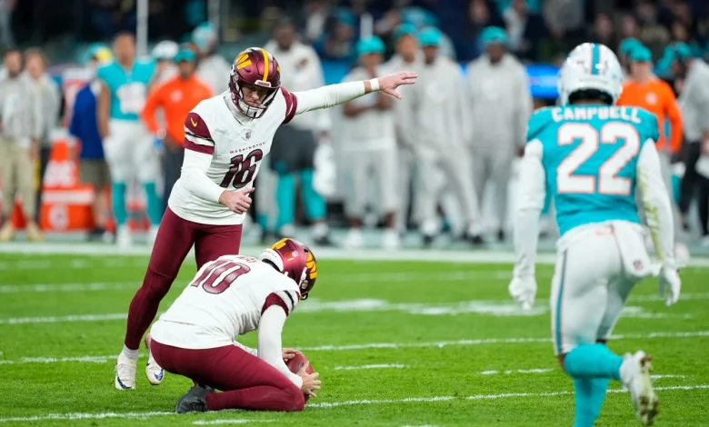 Commanders cut kicker Matt Gay