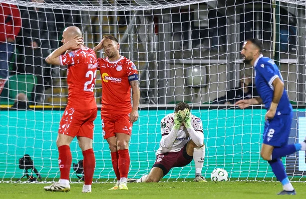 Conference League hopes hang in balance as 10-man Shelbourne suffer defeat to Drita