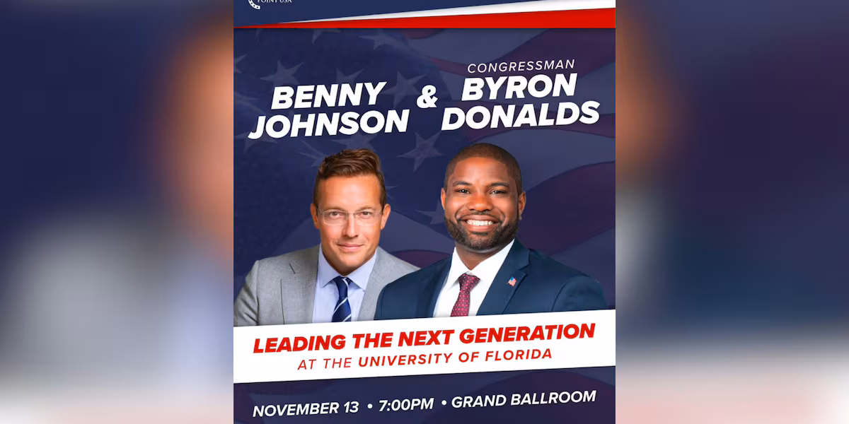 Congressman Byron Donalds visits the University of Florida for Turning Point USA event