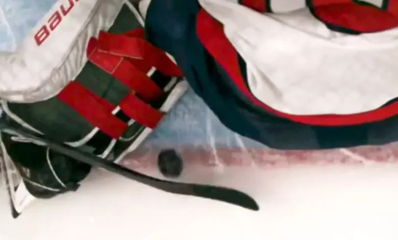 Connor McMichael stops Jordan Martinook from scoring just inches from the goal line: ‘Probably that’s the biggest save of the night’