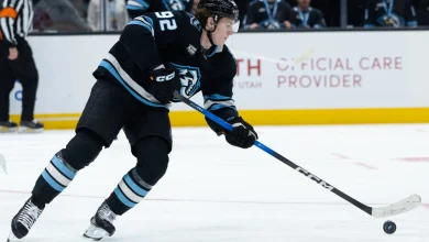 Cooley scores 4 straight goals in 5-point night in Mammoth’ 5-1 win over Golden Knights