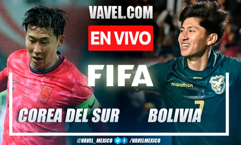 Corea del Sur vs Bolivia EN VIVO, minuto a minuto en Partido Amistoso