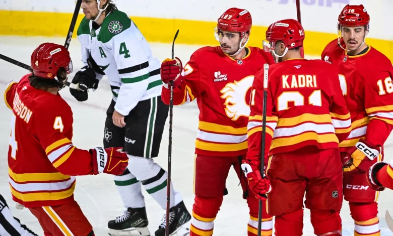 Coronato extends goal streak, Flames recover to edge Stars in shootout
