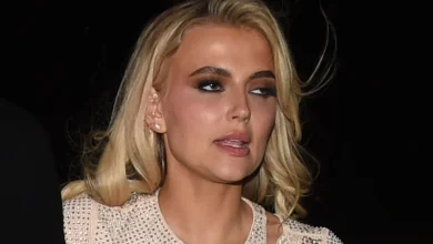 Corrie star Lucy Fallon makes blurry eyed exit from her 30th birthday party