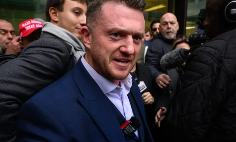 Court clears British far-right activist Tommy Robinson of terror-related offense