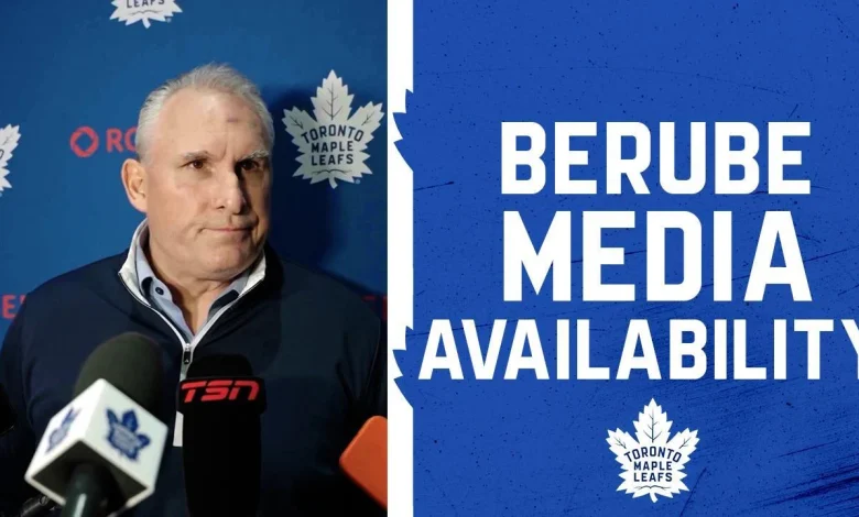 Craig Berube | Pre Game @ Washington Capitals | November 28, 2025