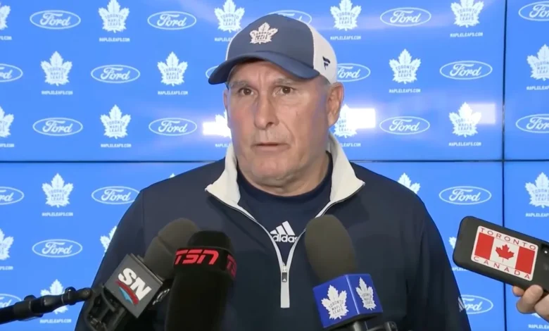 Craig Berube on expectations for Matias Maccelli after a healthy scratch: "This guy is capable of doing more than he's doing"