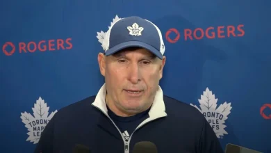 Craig Berube on managing Joe Woll's workload: "It's in the back of my mind... We've also talked about toning it down a bit in practice... He can go overboard"