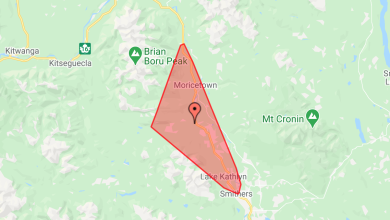 Crash causes power outage near Smithers and Witset