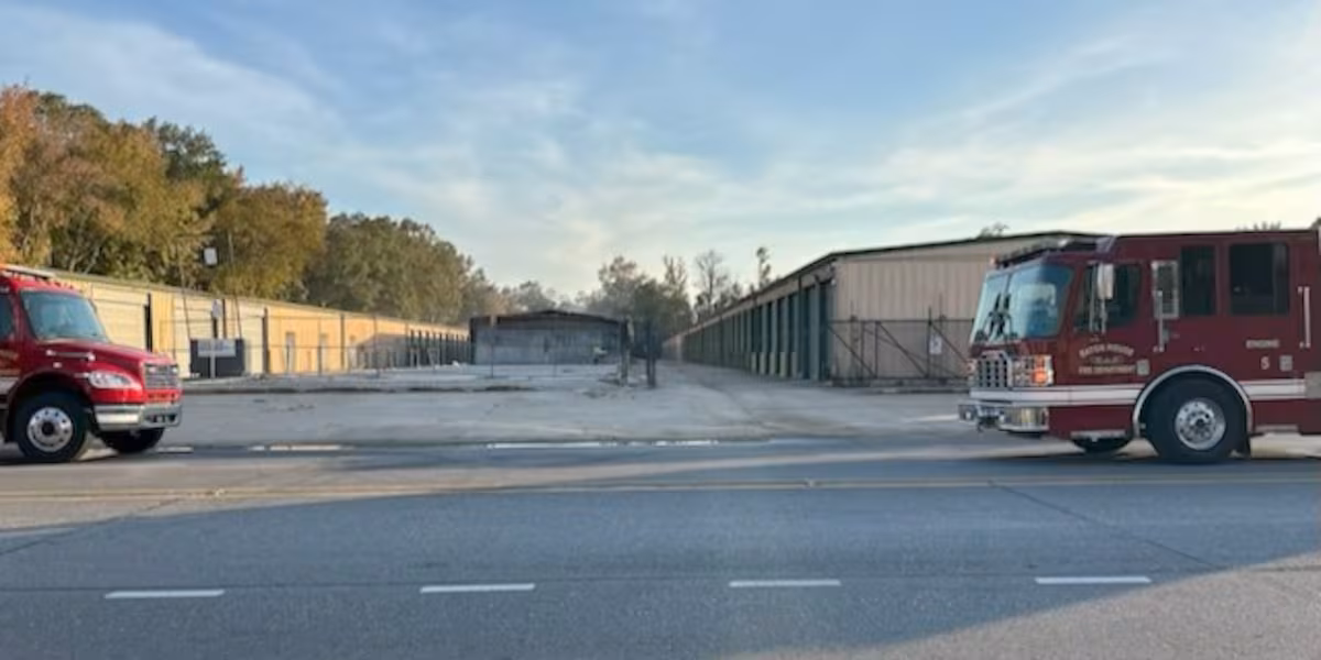 Crews responding to two-alarm fire at Square Space Storage