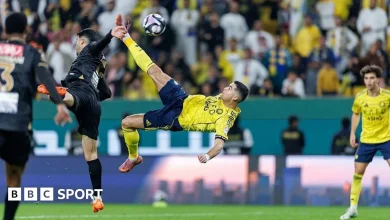 Cristiano Ronaldo scores overhead kick in Saudi Pro League for Al-Nassr