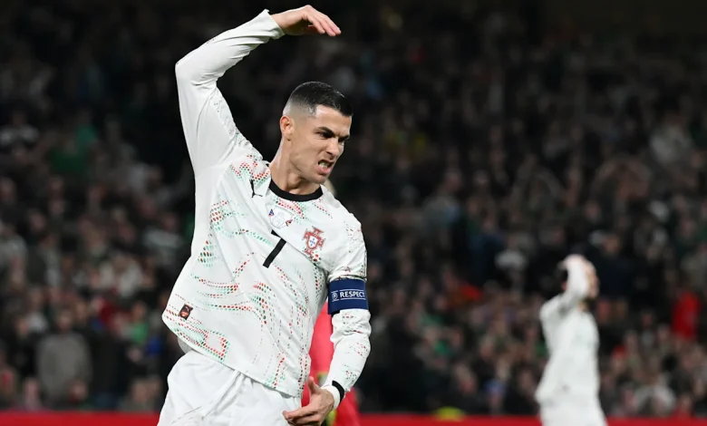 🟥 Cristiano Ronaldo sent off for Portugal after elbowing an opponent
