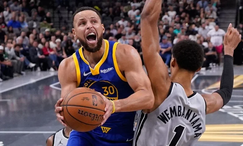 Curry torches Spurs again, ties MJ with latest 40