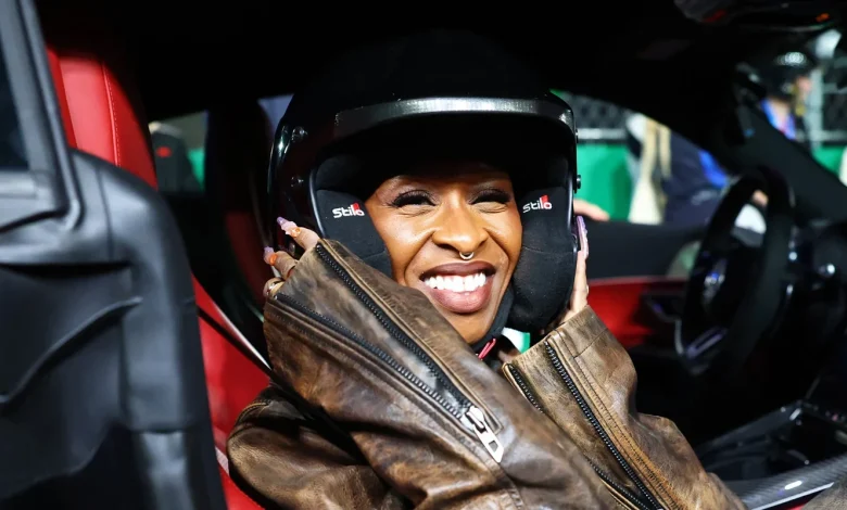 Cynthia Erivo Attends Formula 1 Las Vegas Grand Prix After ‘Wicked: For Good’ Hits Theaters
