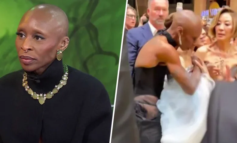 Cynthia Erivo Reacts to Protecting Ariana Grande After Red Carpet Ambush: ‘Wanted to Make Sure She Was OK’