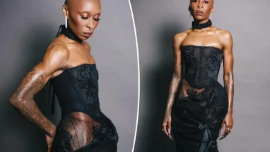 Cynthia Erivo reveals daring tattoos in cutout gown at ‘Wicked: For Good’ Singapore premiere