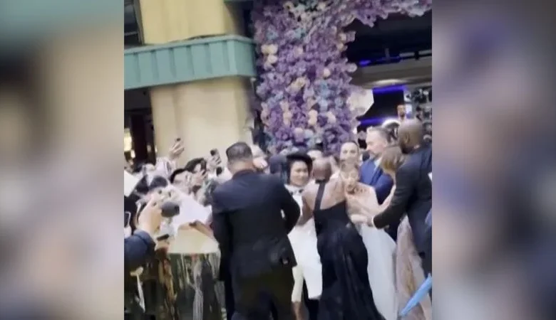 Cynthia Erivo shields Ariana Grande from barrier-jumping fan