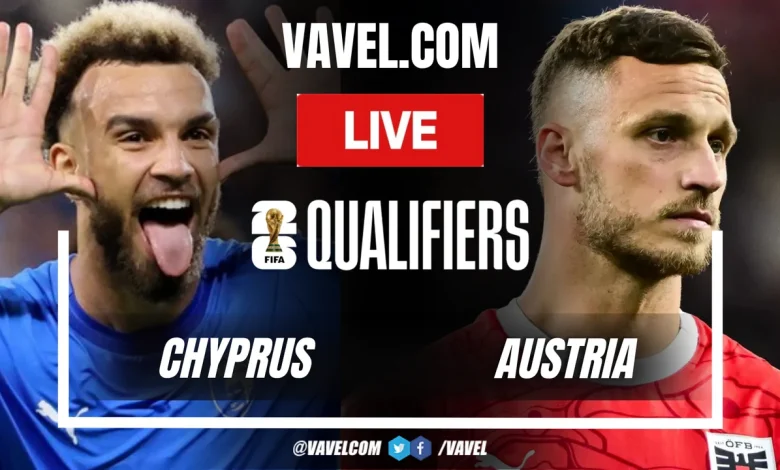 Cyprus vs Austria LIVE Score Updates in 2026 World Cup Qualifiers Match