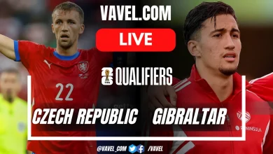 Czech Republic vs Gibraltar LIVE Score Updates: halftime (5-0)