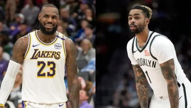 D'Angelo Russell Refuses to Break While LeBron James Has Cooper Flagg and Mavericks Bench Wheezing (VIDEO)