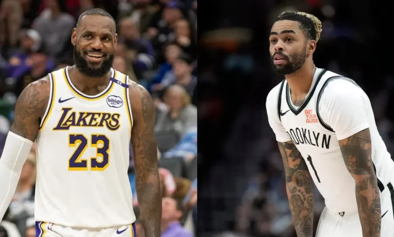 D'Angelo Russell Refuses to Break While LeBron James Has Cooper Flagg and Mavericks Bench Wheezing (VIDEO)