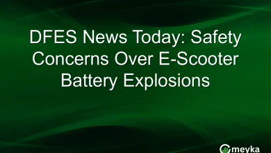 DFES News Today: Safety Concerns Over E-Scooter Battery Explosions