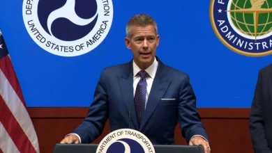 DOT will cut traffic 10% at 40 airports starting Friday if shutdown continues