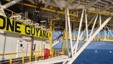Daily oil production hits 900,000 barrels in Guyana's Stabroek block