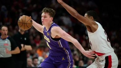 Dalton Knecht starts for Lakers in win at Portland