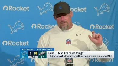 Dan Campbell on five failed fourth downs: 'We have to convert at least two or three'