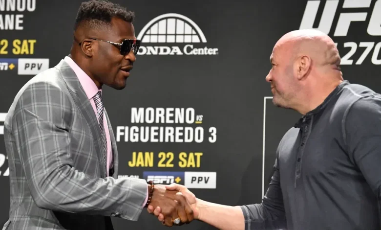 Dana White claims Francis Ngannou physically accosted him, another UFC official: ‘He’s a bad guy’