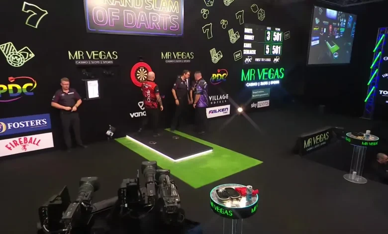 Daryl Gurney reveals why he approached Grand Slam of Darts referee following defeat to Karel Sedlacek