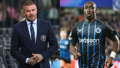David Beckham loses special Champions League record! Man Utd legend ousted by Club Brugge youngster Carlos Forbs after stunning performance against Barcelona