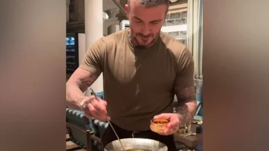 David Beckham prepares daal ki chaat
