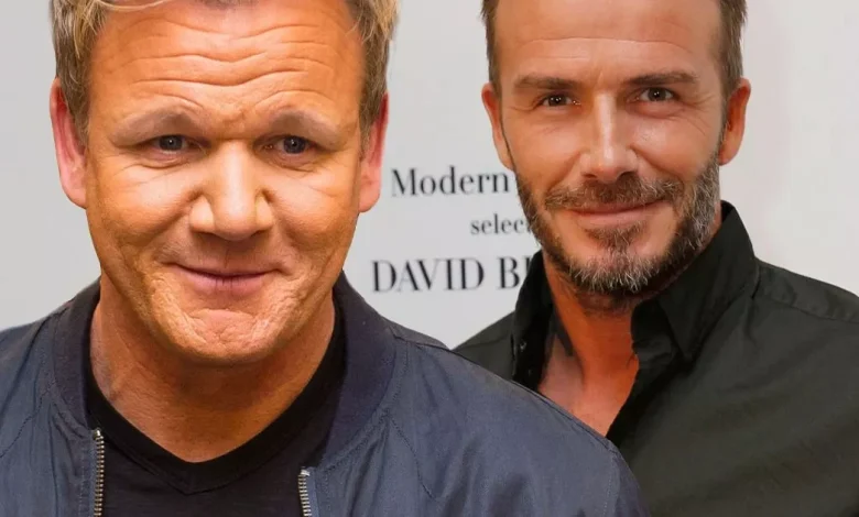 David Beckham's telling gesture at Gordon Ramsay's dinner party as true colours are revealed