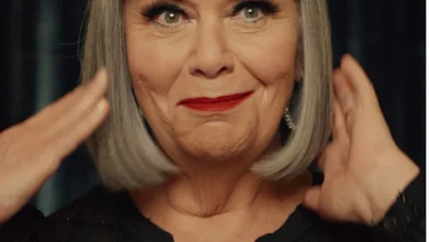 Dawn French wears £65 sparkly mini dress in the new M&S Christmas ad - and it's now trending
