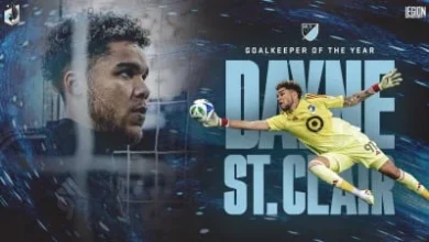 Dayne St. Clair Named 2025 MLS Goalkeeper of the Year